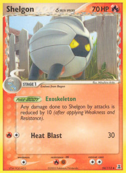 Shelgon δ Delta Species (Exoskeleton) - EX Specie Delta (Uncommon) [DS-54]
