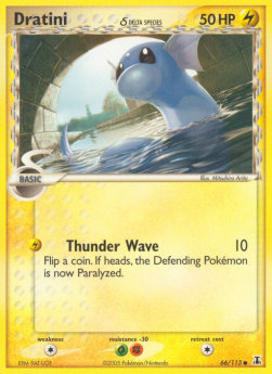 Dratini δ Delta Species (Thunder Wave) - EX Specie Delta (Common) [DS-66]