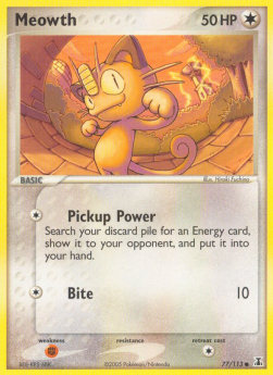 Meowth - EX Specie Delta (Common) [DS-77]