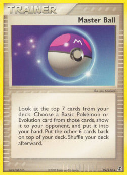 Master Ball - EX Specie Delta (Uncommon) [DS-99]