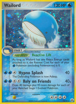 Wailord - EX La Leggenda di Mew (Holo Rare) [LM-14]