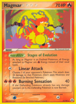 Magmar - EX La Leggenda di Mew (Rare) [LM-21]