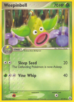 Weepinbell - EX La Leggenda di Mew (Uncommon) [LM-47]