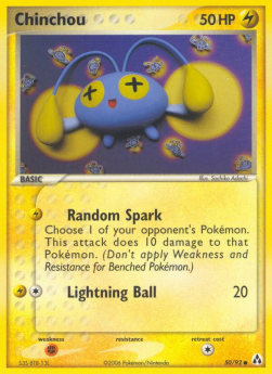 Chinchou - EX La Leggenda di Mew (Common) [LM-50]