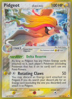 Pidgeot δ Delta Species - EX Fantasmi di Holon (Holo Rare) [HP-14]