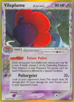 Vileplume δ Delta Species - EX Fantasmi di Holon (Holo Rare) [HP-17]