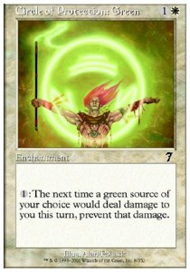 Circolo di Protezione: Verde - Settima Edizione (Common) [7ED-8]