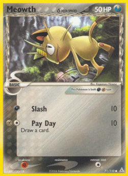 Meowth δ Delta Species - EX Fantasmi di Holon (Common) [HP-71]