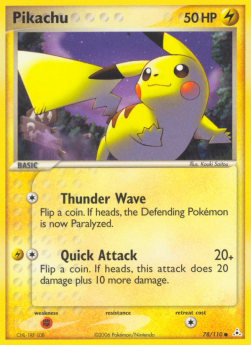 Pikachu - EX Fantasmi di Holon (Common) [HP-78]