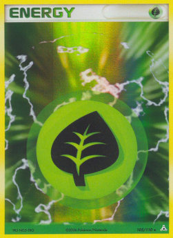 Energia Erba - EX Fantasmi di Holon (Holo Rare) [HP-105]