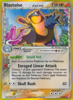 Blastoise δ Delta Species - EX Guardiani dei Cristalli (Holo Rare) [CG-2]