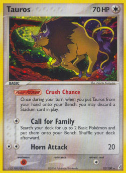 Tauros - EX Guardiani dei Cristalli (Holo Rare) [CG-12]