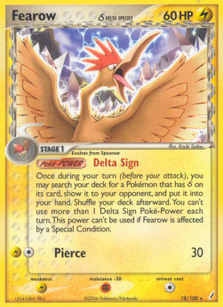 Fearow δ Delta Species - EX Guardiani dei Cristalli (Rare) [CG-18]