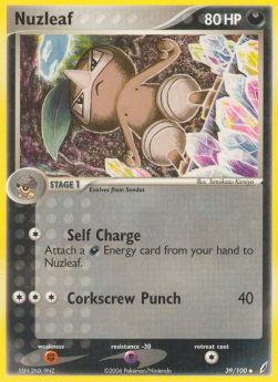 Nuzleaf - EX Guardiani dei Cristalli (Uncommon) [CG-39]