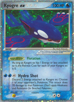 Kyogre ex - EX Guardiani dei Cristalli (Ultra Rare) [CG-95]