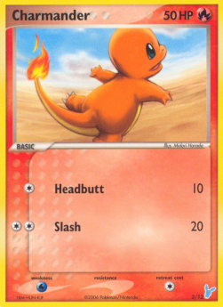Charmander - EX Trainer Kit 2 (Common) [TK2-blue-2]