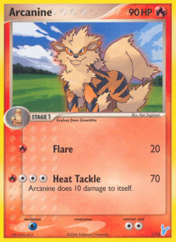 Arcanine - EX Trainer Kit 2 (Common) [TK2-blue-1]