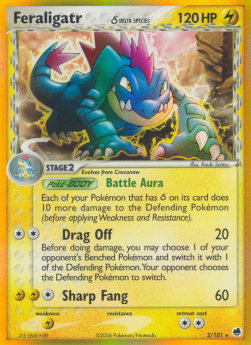 Feraligatr δ Delta Species - EX L'Isola dei Draghi (Holo Rare) [DF-2]