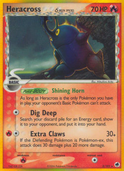 Heracross δ Delta Species - EX L'Isola dei Draghi (Holo Rare) [DF-3]