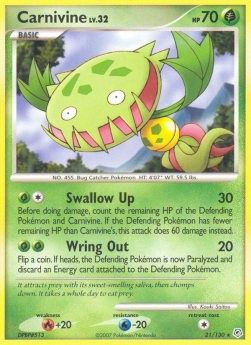 Carnivine Lv.32 - Diamante & Perla (Rare) [DP-21]