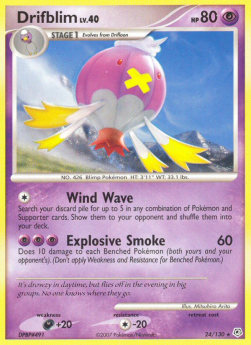 Drifblim Lv.40 - Diamante & Perla (Rare) [DP-24]