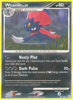 Weavile Lv.37 - Diamante & Perla (Rare) [DP-40]