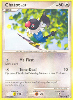 Chatot Lv.27 - Diamante & Perla (Common) [DP-74]