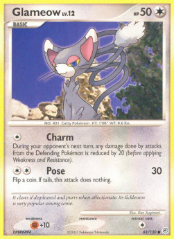 Glameow Lv.12 - Diamante & Perla (Common) [DP-83]