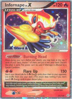 Infernape LV.X - Diamante & Perla (Ultra Rare) [DP-121]