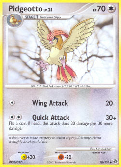 Pidgeotto Lv.21 - Prodigi Segreti (Uncommon) [SW-58]