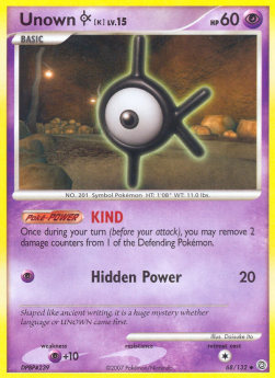 Unown  Lv.15 - Prodigi Segreti (Uncommon) [SW-68]