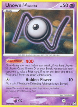 Unown  Lv.16 - Prodigi Segreti (Uncommon) [SW-69]