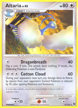 Altaria Lv.42 - Incontri Leggendari (Rare) [GE-12]