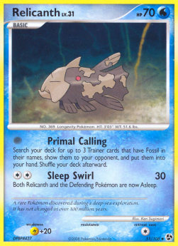 Relicanth Lv.31 - Incontri Leggendari (Uncommon) [GE-51]