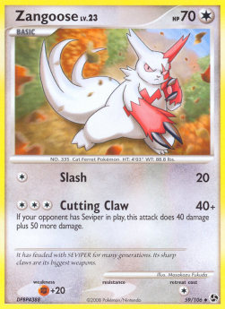 Zangoose Lv.23 - Incontri Leggendari (Uncommon) [GE-59]