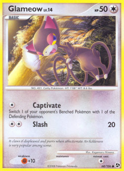 Glameow Lv.14 - Incontri Leggendari (Common) [GE-68]