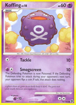 Koffing Lv.18 - Incontri Leggendari (Common) [GE-74]