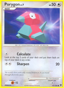 Porygon Lv.7 - Incontri Leggendari (Common) [GE-81]