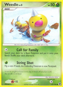 Weedle Lv.5 - Incontri Leggendari (Common) [GE-93]