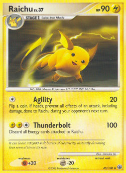 Raichu Lv.37 - Alba Suprema (Uncommon) [MD-45]