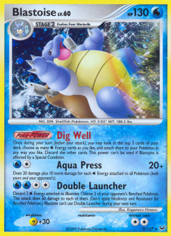 Blastoise Lv.60 - Platino (Holo Rare) [PL-2]