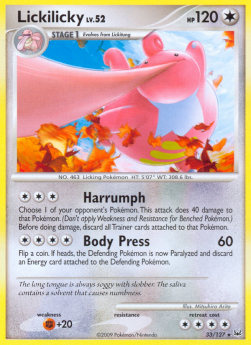 Lickilicky Lv.52 - Platino (Rare) [PL-33]
