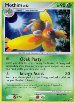 Mothim Lv.43 - Arceus (Holo Rare) [AR-6]