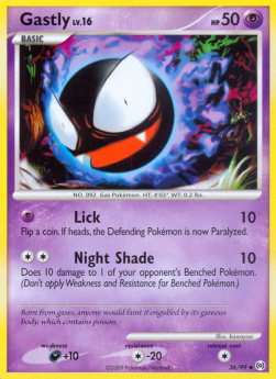 Gastly Lv.16 - Arceus (Uncommon) [AR-36]