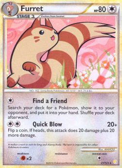 Furret - HeartGold & SoulSilver (Rare) [HS-21]