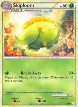Skiploom - HeartGold & SoulSilver (Uncommon) [HS-51]