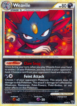 Weavile - Senza Paura (Rare) [UD-25]