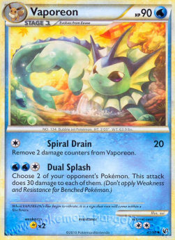 Vaporeon - Senza Paura (Uncommon) [UD-41]