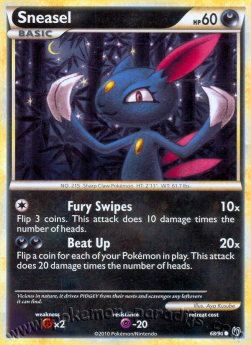 Sneasel - Senza Paura (Common) [UD-68]