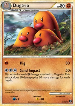 Dugtrio - Battaglie Trionfali (Rare) [TM-19]